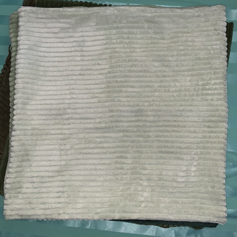 6 New Pillow Covers Corduroy like Fabric Bundle in Earth Tones New - Picture 5 of 16